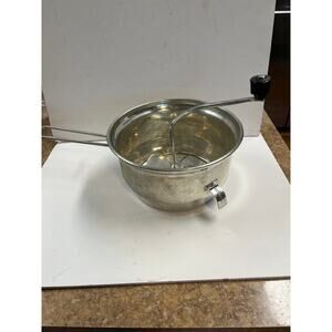 Vintage Foley  Food Mill stainless steel two quart #101 masher strainer eraser